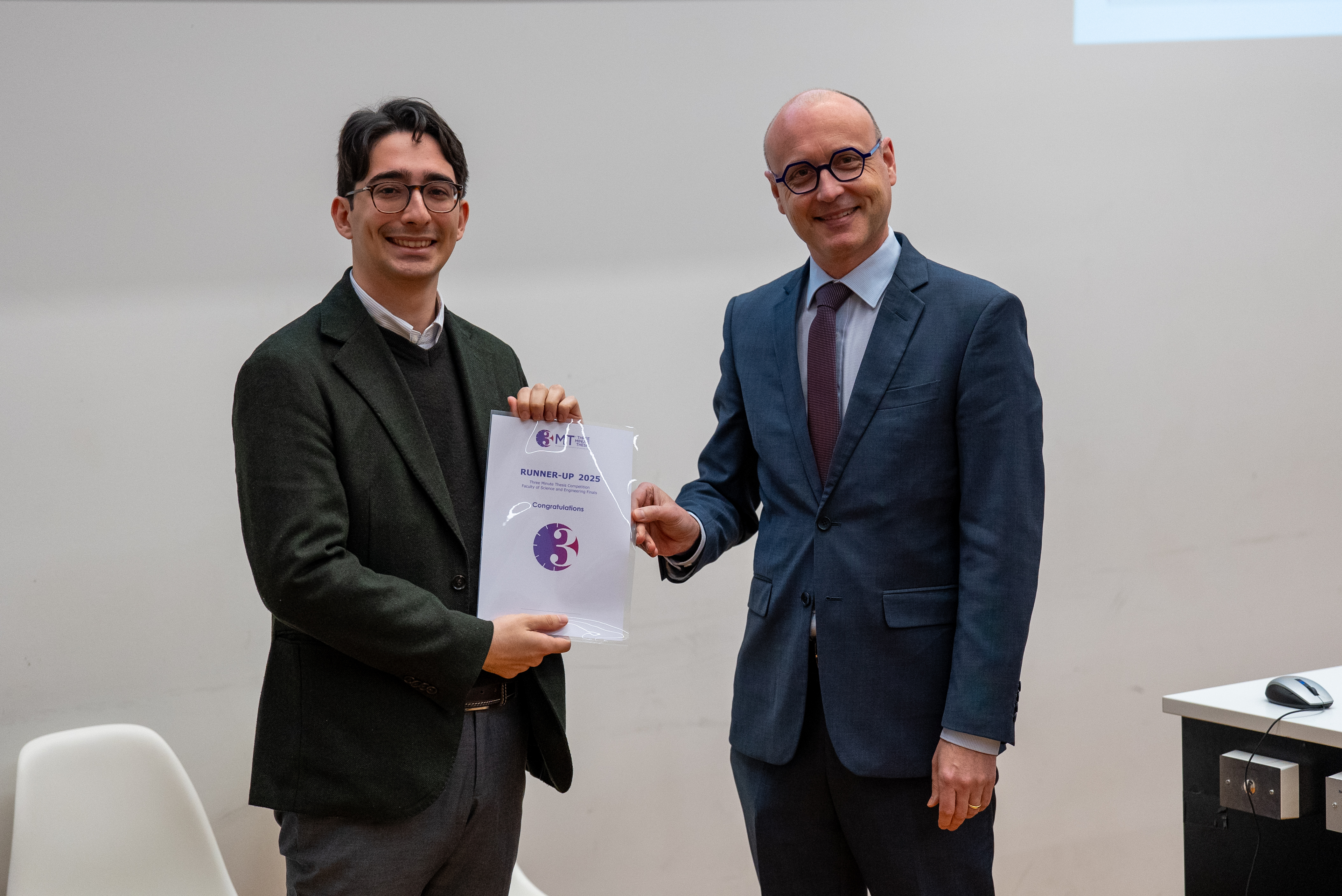 Runner-up - Faculty of Science and Engineering 3MT